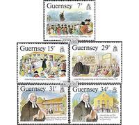 Prophila Collection united kingdom - Guernsey 403-407 (complete.issue.) unmounted mint/never hinged ** MNH 1987 Wesley (Stamps for collectors)
