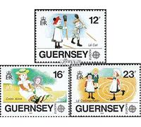 Prophila Collection united kingdom - Guernsey 449-451 (complete.issue.) unmounted mint/never hinged ** MNH 1989 Kids Games (Stamps for collectors) comics