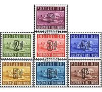 Prophila Collection united kingdom - Guernsey P1-P7 (complete.issue.) unmounted mint/never hinged ** MNH 1969 Postage stamps (Stamps for collectors)