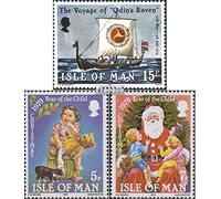 Prophila Collection united kingdom - Isle Of Man 156,157-158 (complete.issue.) unmounted mint/never hinged ** MNH 1979 Wikingerschiff, christmas (Stamps for collectors) Seafaring/ships