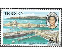 Prophila Collection united kingdom - Jersey 484 (complete.issue.) unmounted mint/never hinged ** MNH 1989 Port of St. Helier (Stamps for collectors) Seafaring/ships