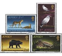 Prophila Collection united kingdom - Jersey 65-68 (complete.issue.) unmounted mint/never hinged ** MNH 1972 Wildlife (Stamps for collectors) Other mammals (monkeys/dinosaurs/elephants ...)