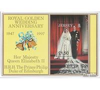 Prophila Collection united kingdom - Jersey block16 (complete.issue.) unmounted mint/never hinged ** MNH 1997 Wedding (Stamps for collectors) British royal family (Diana, Charles, Elisabeth ..)