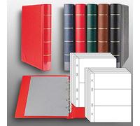 Prophila Luxus-Ringbinder with 20 sleeves for 50 banknotes