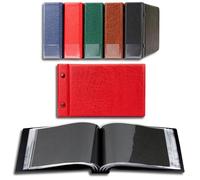 Prophila small album for 100 postcards and letters up to 190 x 125 mm, red