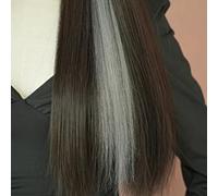 Proplady Voguish Colored Balayage Silver Hair Extensions Hair Stylers for Girls & Women