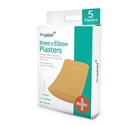 Proplast Knee and Elbow Fabric Plasters - Large Plaster Tape, 5 Plasters