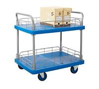 ProPlaz Mobile Shelf Trolley 2 Shelves 300 kg 900 x 600 x 920 mm Blue