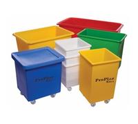Proplaz Xtra Food Grade Polyethylene Mobile Tapered Truck; 200L; Red