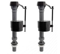 ProPlumb Adjustable Fill Valve - 2 Pack, Universal Toilet Fill Valve, Quiet & Water-Saving, Easy Height Adjustment 9”-14”