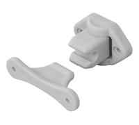 ProPlus 362622PMGR Door Catcher Door Lock Door Holder Door Catch Holder with Hinge for Caravan Motorhome Door Service Flap Colour Grey