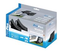 ProPlus Wheel chock plastic with handle set of 2 pieces
