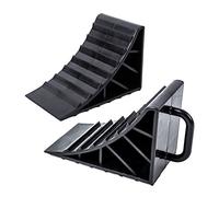 ProPlus Wheel chock plastic with handle set of 2 pieces