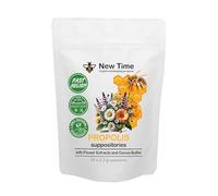 Propolis Suppositories - Organic Support for Natural Hemorrhoids Relief, Burning, Itching, Calming and Healing Comfort for Men and Women