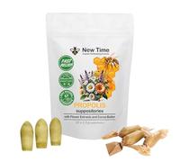 Propolis Suppositories - Organic Support for Natural Hemorrhoids Relief, Burning, Itching, Calming and Healing Comfort for Men and Women