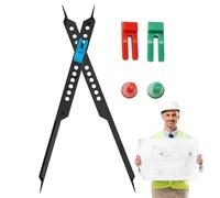 Proportional Divider 10in - Drawing Scale Compass, Artist Searchfinder | Upgraded Drawing Tool Proportion Calibrator, Professional Geometry Design Ruler For Art Students