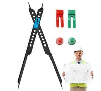Proportional Dividers for Artists - Accurate Drawing and Scaling Tool, Adjustable Divider for Artists, Drawing Students, Architects, Designers with Protective Leather Case, For