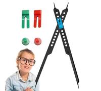 Proportional Scale - 9.96 Inch Adjustable Drawing Tool for and | Architects | ABS, for Scale Geometry Design Art Students Kids Multifunctional Drawing Compass
