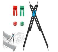 Proportional Scale Divider - 10 Upgraded Drawing Supplies And Drawing Tools | Size Adjustable Artist Finder, Durable Drawing Tool For Artists, Students, Architects