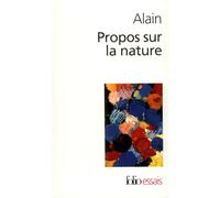 Propos Sur La Nature: A30278 (Folio Essais)