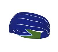 Proposed Flag of Brunswick, Maine, USA Headbands Men Women Non Slip Wicking Sports Sweatband for Gym Basketball Yoga Hairbands