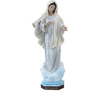 Proposte Religiose of Our Lady of Medjugorje Statue in Resin - Height Cm 30 - MADE IN ITALY