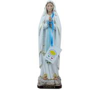 Proposte Religiose Our Lady of Lourdes Statue in Resin - Height Cm 40 - MADE IN ITALY