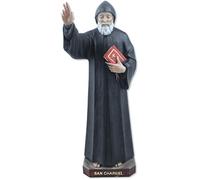Proposte Religiose Saint Charbel Maklouf Statue - 30 cm - Hand Painted