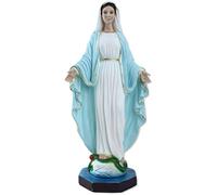 Proposte Religiose Statue of Our Lady Immaculate or Miraculous in Resin - Height 40 cm - Hand painted