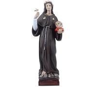 Proposte Religiose Statue Santa Rosalia. Height 30 cm. Hand painted
