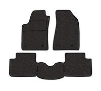 PROPOSTEONLINE Floor Mat Set for Volkswagen Passat CC Cabrio 2012 to 2016 in Carpet C / Door Sill Protectors Made in Italy in Grey