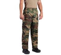 Propper BDU Button Fly Trousers Mens Cotton Cargo Uniform Woodland Camo