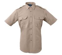 Propper Men's Edgetec Tactical Short Sleeve Shirt, Khaki, Large