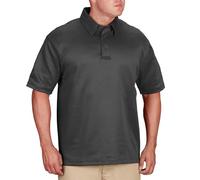 Propper Men's I.C.E. Short Sleeve Performance Polo Shirt, Charcoal Grey, Medium
