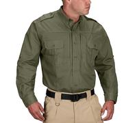 Propper Men's Long Sleeve Regular Tactical Shirt, Olive, L UK