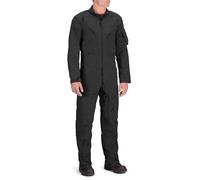 Propper Men's Poly Cotton Twill 27/P Flyers Coverall Jumpsuit, Black, Medium Long