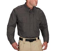 Propper Men's Poplin Propper Men s Long Sleeve Tactical Shirt, Charcoal, 3XL Tall UK