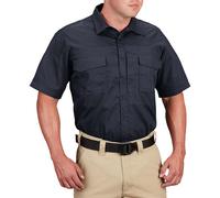 Propper Revtac Stretch Tactical Short Sleeve Shirt Mens Hiking LAPD Navy