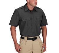 Propper Tactical Dress Shirt - Short Sleeve, Dark Grey, Large