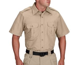 Propper Tactical Dress Shirt - Short Sleeve, Khaki, Medium