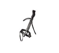 ProPresicce Pelle Crank Leather Bridle by Hy Equestrian - Black/Silver Hardware - Pony