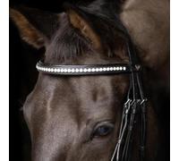 ProPresicce Signature Classic Diamante Browband by Hy Equestrian (Black, X Full)