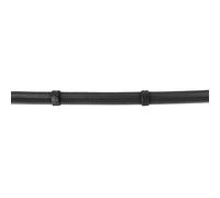 Propresicce Softy Grip Rubber Reins with Stoppers by Hy Equestrian - Pony 48" · Black