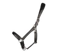 Propresicce Softy Leather Head Collar by Hy Equestrian - X Full · Brown/Brass Hardware