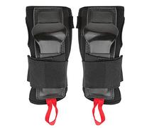 PROPRO Roller Skating Wrist Guard Handguard Double Sided Support Anti Fall Outdoor Sports Protective Gear for Adults and Kids PE Neoprene Material Black Blue Red S M L Size 1 Pair (M)