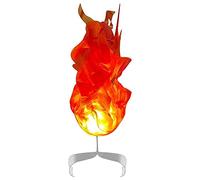 Props Halloween Lamp Illuminated 2.0 Floating Flame Fireball Decoration & Hangs Elegant Christmas Ornament (Red, One Size)