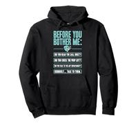 Props Master Before you bother me Property Master Pullover Hoodie
