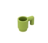 Props Water Cup 50PCS Compatible with Lego GDS-M156 3899 Classic Bulk Toy MOC Color:Lime 119