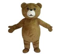 PROPSCOS Brown Bear Costume Mascot Advertising Ceremony Adult Fancy Dress Halloween Event Party Carnival
