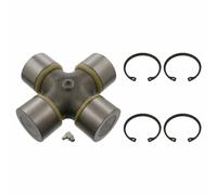 febi bilstein 14511 Universal Joint for propshaft, with grease nipple, pack of one